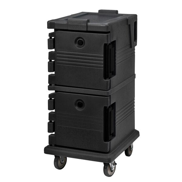 Food Transport Cart, Side-Load, Black
