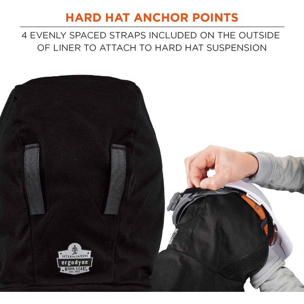 Winter Liner, Over the Head, Black