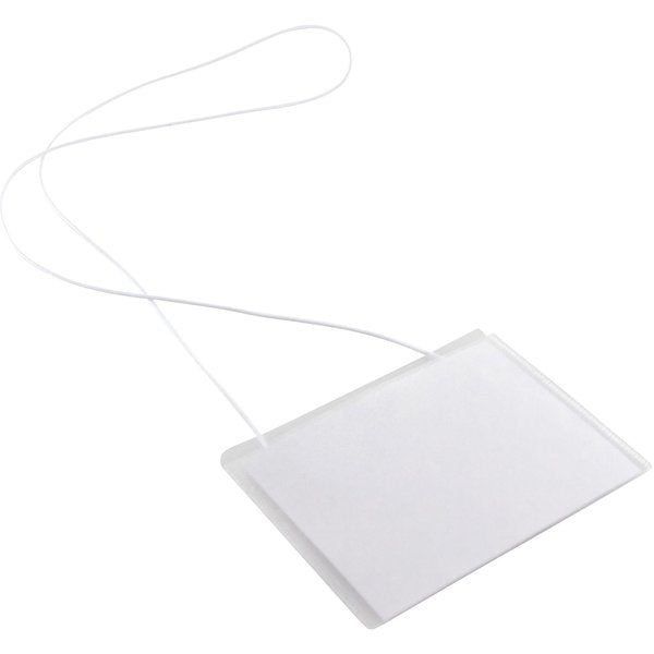 ID Badge Holder Kit, Color Clear, PK50