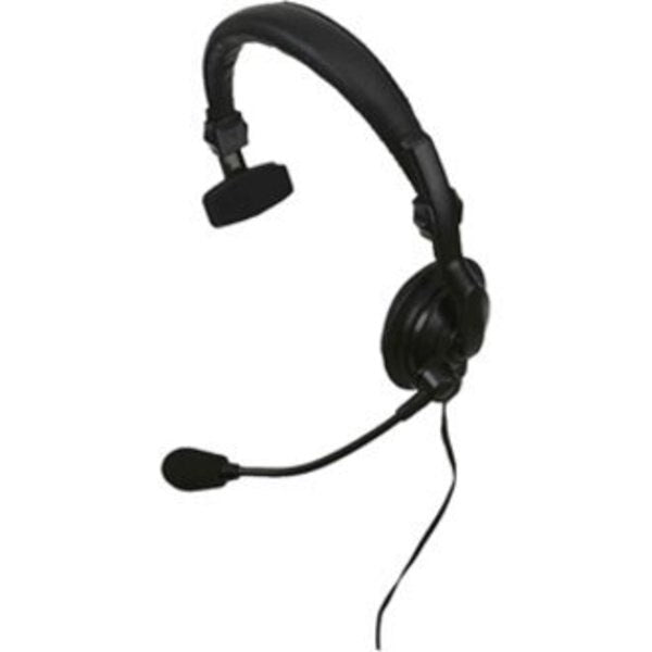 Headset, Over the Head, On Ear, Black