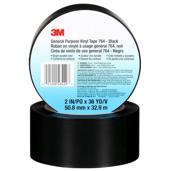 General Purpose Vinyl Tape 764, PK24