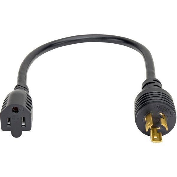 Power Cord, HD, 5-15P, 5-15R, 15A, 14AWG, 1ft