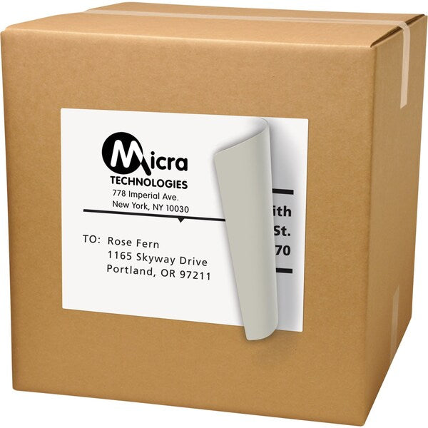 AveryÂ® Shipping Labels with TrueBlockÂ® Technology for Laser Printers 5165, 8-1/2
