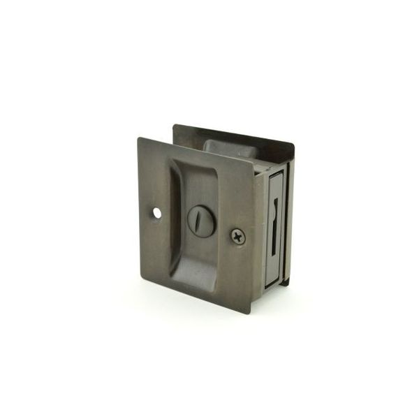 Privacy Pocket Door Lock Square Cutout for 1-3/8