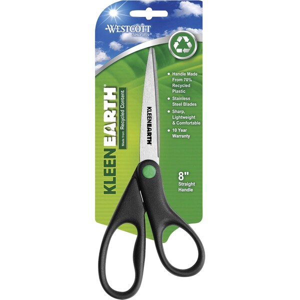 Multipurpose, Scissors, Straight, 8 In. L