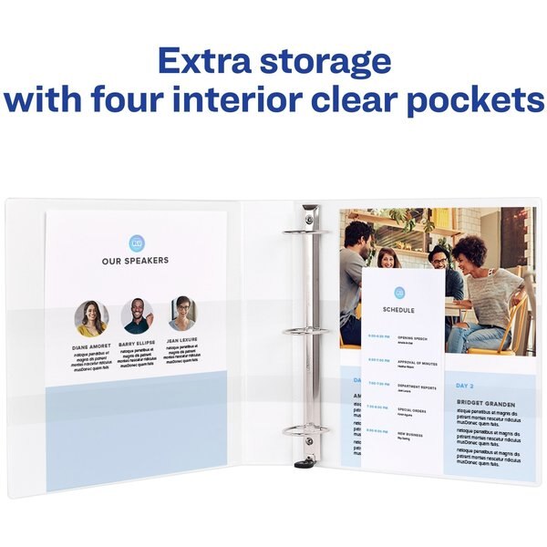 Heavy-Duty View Binder, 1-1/2