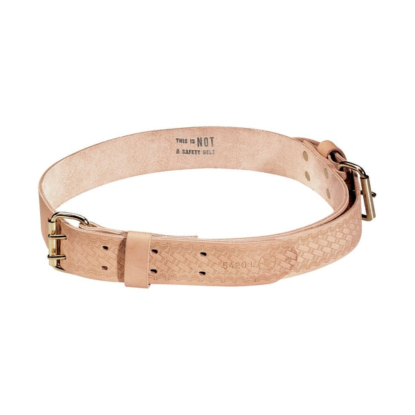 Leather Heavy Duty Tie Wire Belt, S