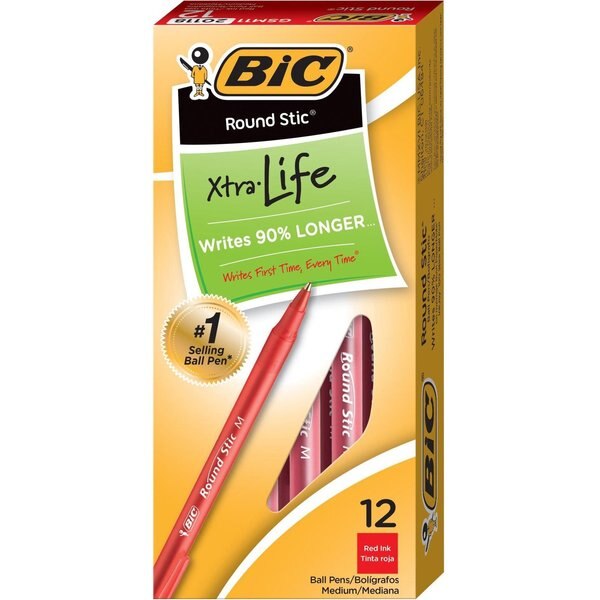Pen, Roundstic, Bp, Med, Rd, Dz, PK12