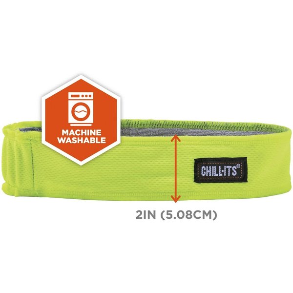 Bandana, Lime, Solid