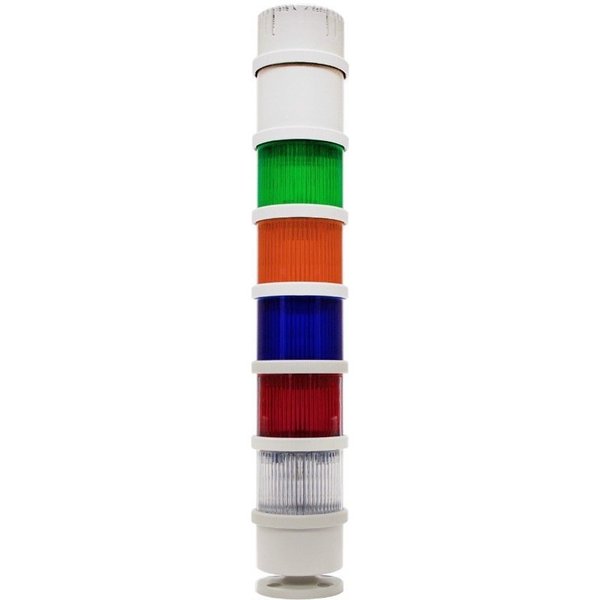 Tower Light, Steady, 12to240VDC, 70mm, Clr