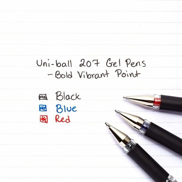 Pen, Gel, Uni, Impact, Rt, Bk, PK12