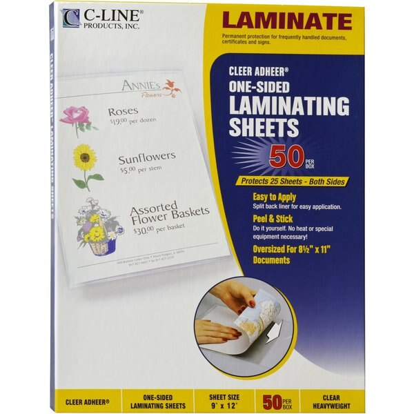 Laminating Sheets, 12x9in, PK50