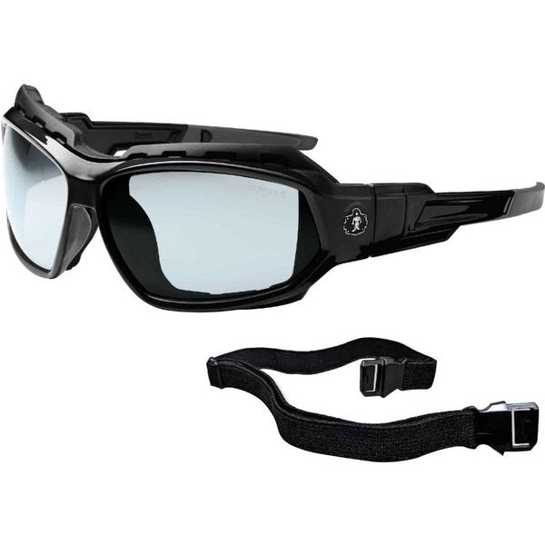 Safety Glasses, Wraparound I/O Polycarbonate Lens, Anti-Fog, Scratch-Resistant