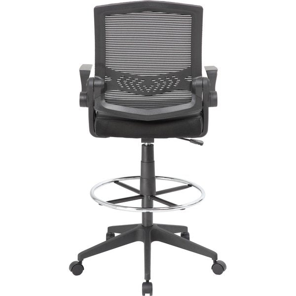 Mesh Drafting Stool w/ Flip Arms