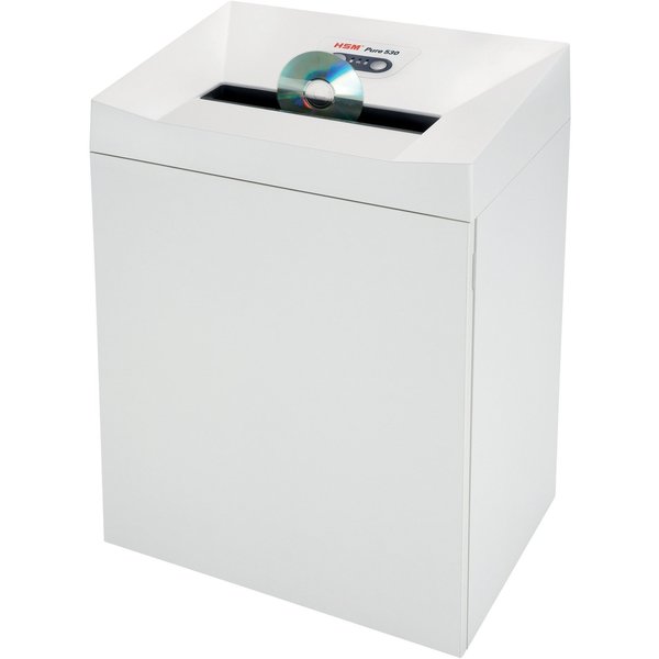 Paper Shredder, Cross-Cut, White, 21 gal.