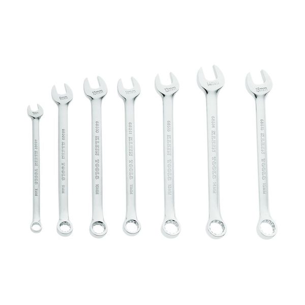 Combination Wrench Set, Metric, 7-Piece