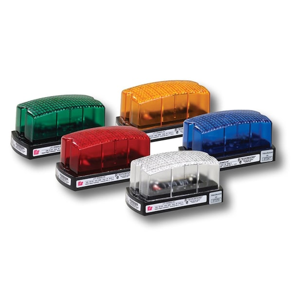 Low Profile Warning Light, Strobe, Amber