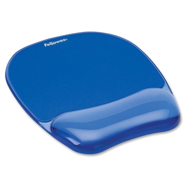Mousepad w/Wrist Support, Blue