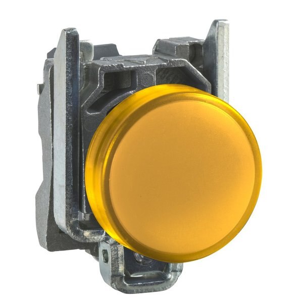 Pilot light, metal, orange, 022, plain l