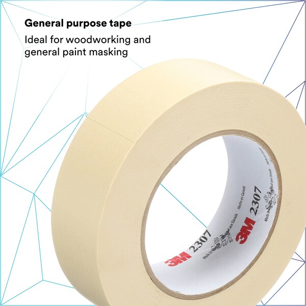 Masking Tape, Natural, 24mm x 55m, PK36