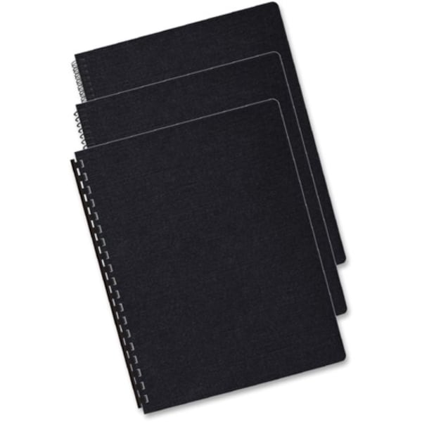 Binding Cover, Blk, 8-3/4x11-1/4 In., PK200
