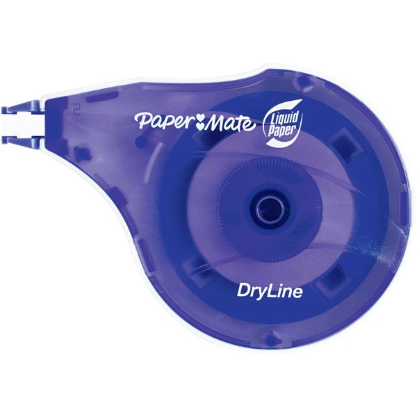 Correction Tape, 1/5W, White, PK2