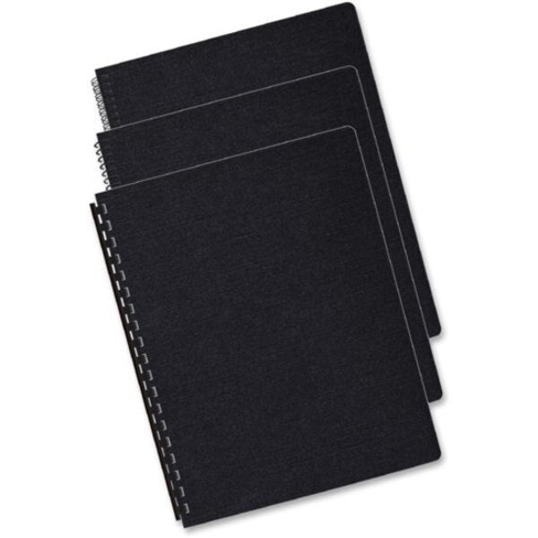 Binding Cover, Blk, 8-3/4x11-1/4 In., PK50