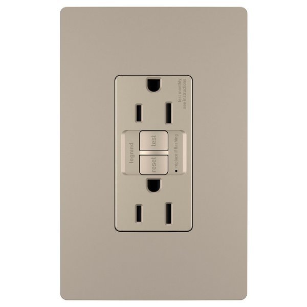 Power Inlet, 15A, 125VAC, Receptacle GFCI