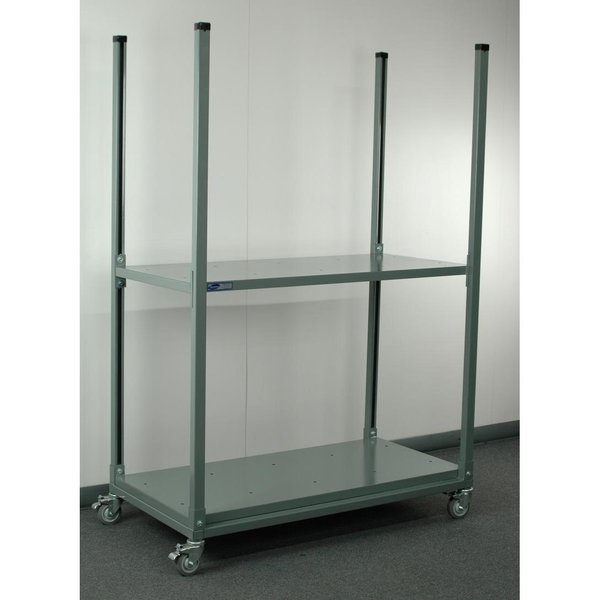 Cart W/ Adjustable Steel Shelves