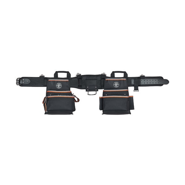 Black Ballistic Nylon Tool Belt, 26 Pockets
