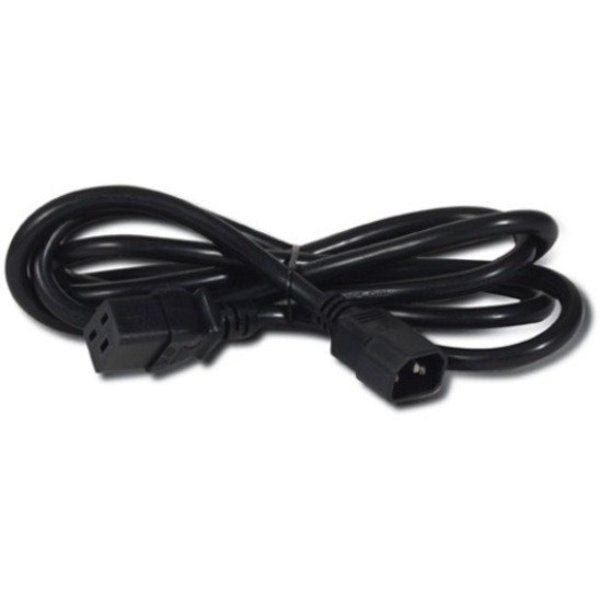 Power Cord, IEC 320 C14, SJT, 6.5 ft., 16A, 14/3