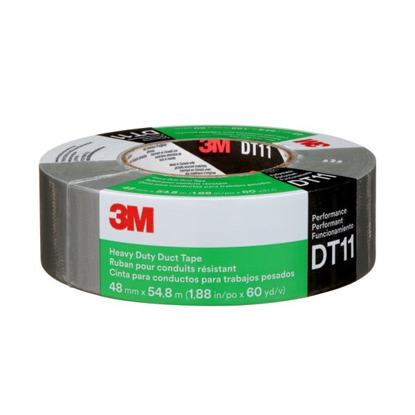 Duct Tape, Silver, 11 mil, 54.8m L x 48mm W