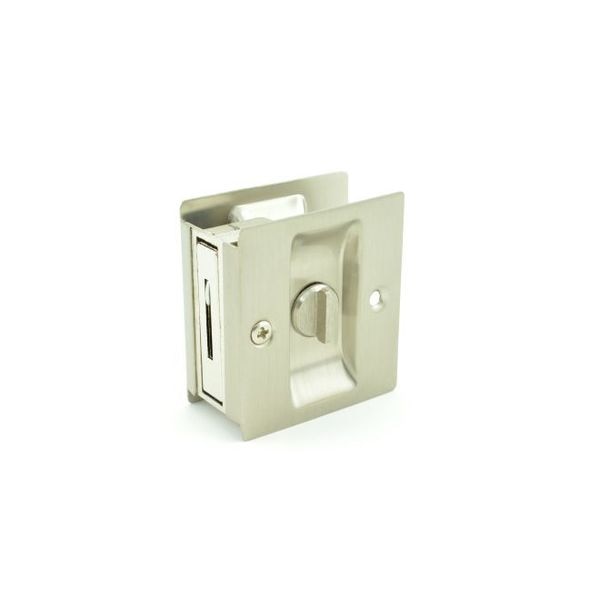 Privacy Pocket Door Lock Square Cutout for 1-3/8