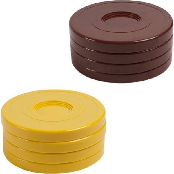 Shuffleboard Set, 4 Cue, 8 Plstc Dscs, PK12