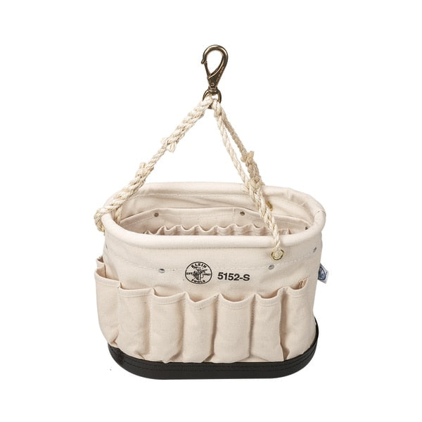 Canvas Bucket, #6 Canvas, Black Molded Polypropylene (Bottom)