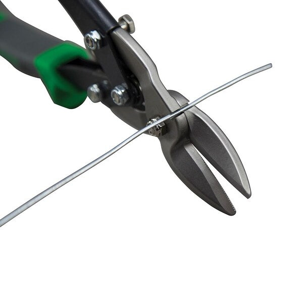 Aviation Snips, Wire Cutter, Right, 10.063''