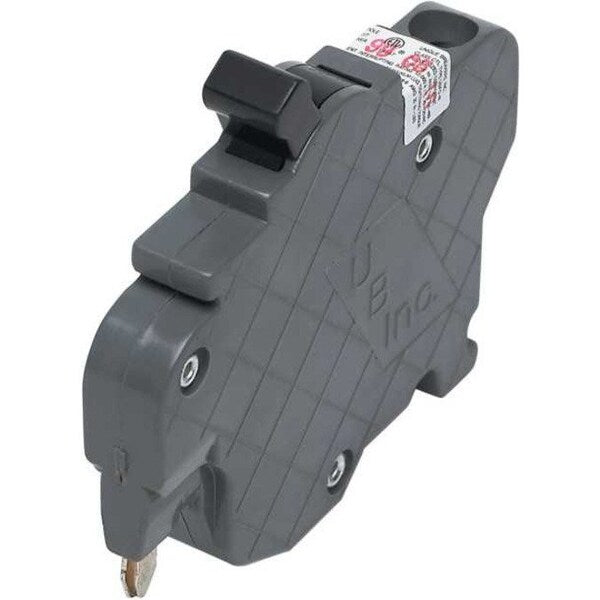 Miniature Circuit Breaker, 20 A, 120V AC, 1 Pole, Plug In Mounting Style, UBIF Series