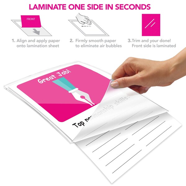 Laminating Sheets, 12-3/16x9-1/4in, PK50