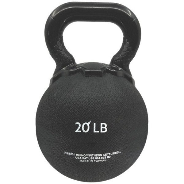 Durable Rhino Kettle Bell, Red 20lb