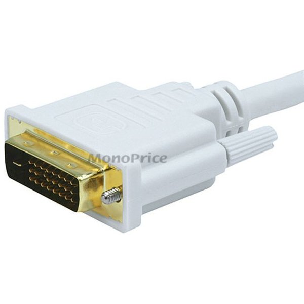 CPU Cord, Display to DVI-D Sgl Male, 3ft