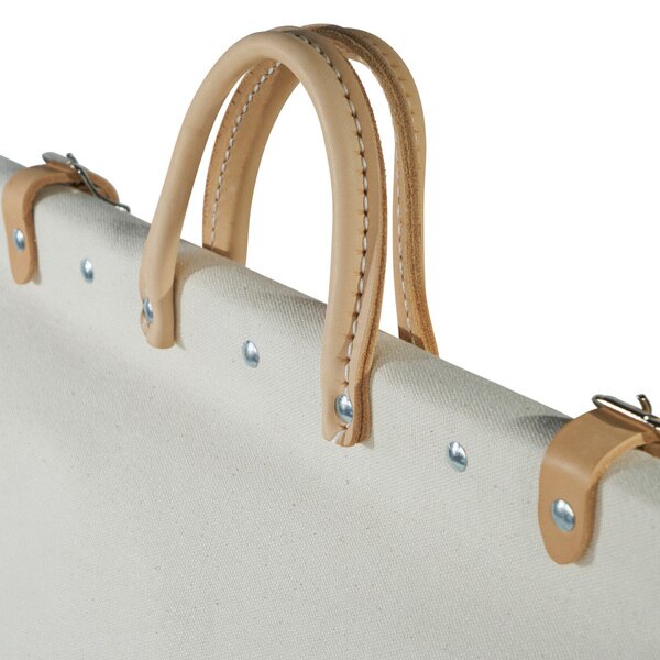 Wide-Mouth Tool Bag, #8 Canvas, 1 Pockets, natural, 15