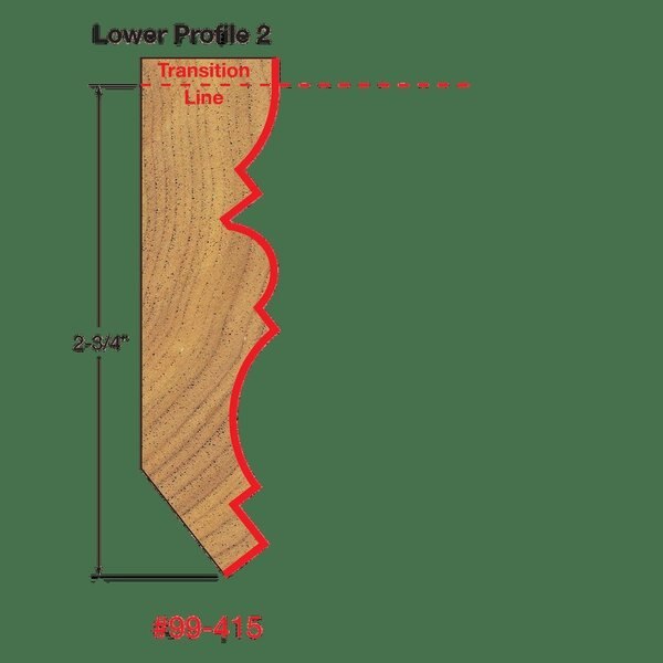 Wide Crown Molding System, 1-3/8
