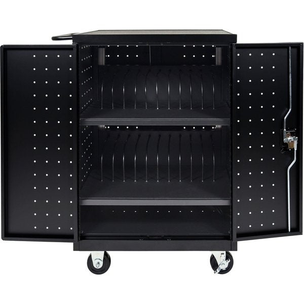 Charging Cart, Steel, Cap. 24, 31-1/8