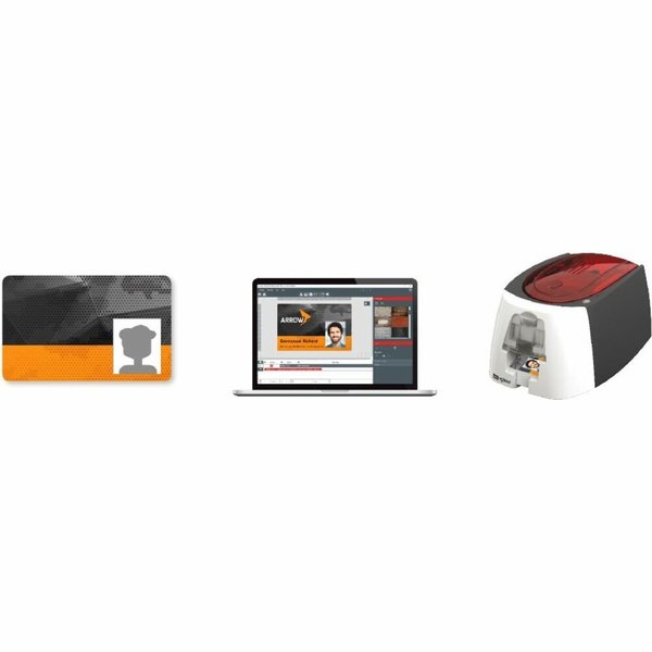 ID Card Printer, 30 mil, 7-7/8 in. W