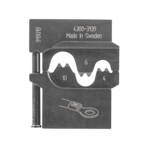 Module Insert, Non-Insulated Terminals, Capacity: 22 to 14 AWG, 12 to 10 AWG