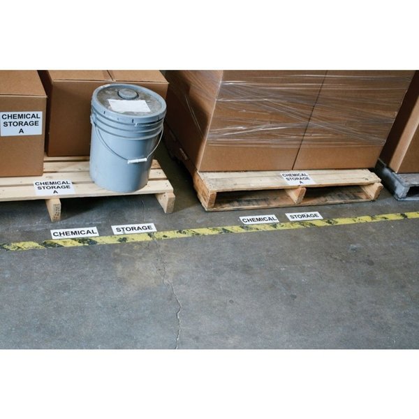 Label Tape, Black/White, Labels/Roll: 800