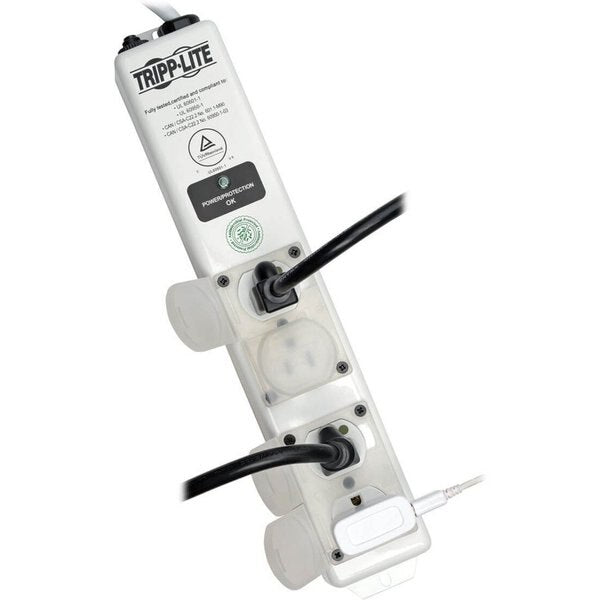 Surge Protector Outlet Strip, 6 ft Cord L