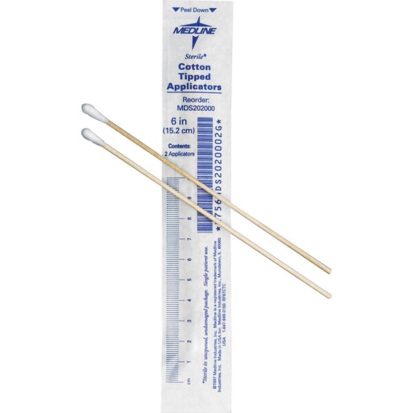 Sterile Cotton-Tip Applicators, 6