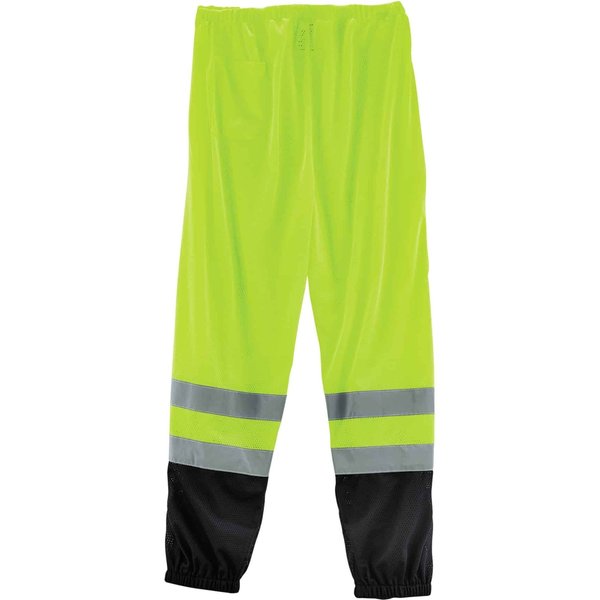 Black Bottom Hi-Vis Pants, Lime, 4XL/5XL