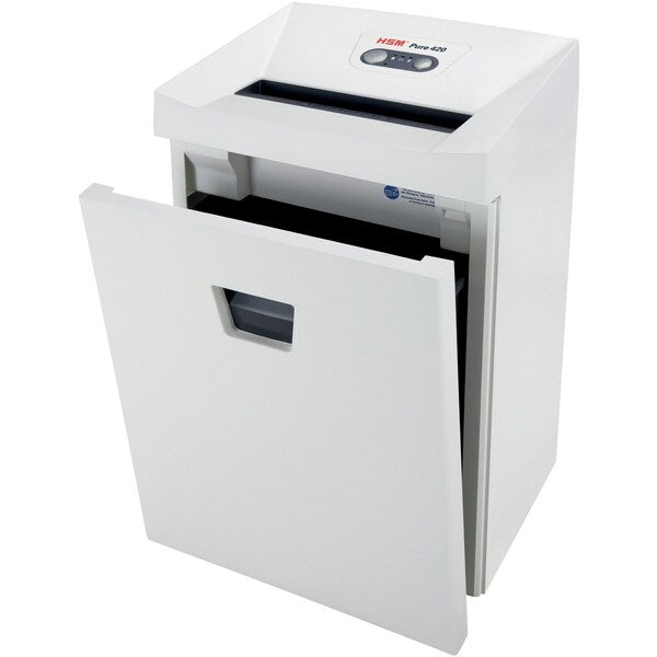 Paper Shredder, Cross-Cut, White, 9.2 gal.